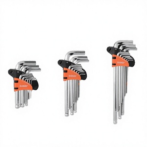 94334 Lot de 9 clés Allen Torx à embout sphérique, métriques, pour bricolage, fournisseur OEM, vente en gros à prix réduit - Product Image 2