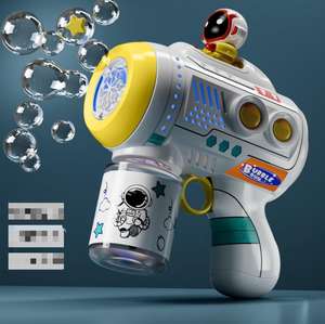 Großhandel Cartoon Bubble Gun für Kinder Unisex Sommer Outdoor-Spiel Spielzeug Electric <span class=keywords><strong>Gatlin</strong></span> Bubble Gun Hot <span class=keywords><strong>Sale</strong></span> Party Blow Bubbles Toy - Product Image 2