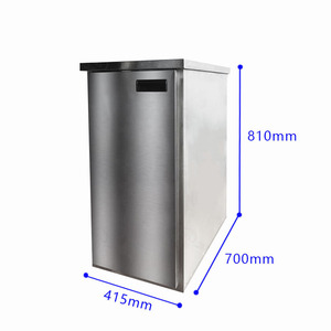 ตู้แช่เครื่องดื่มสแตนเลสสำหรับเก็บน้ำเชื่อมและโคล่า แบบตั้งพื้น รูปทรงสี่เหลี่ยมผืนผ้า ใช้ไฟ 220-240V - Product Image 2