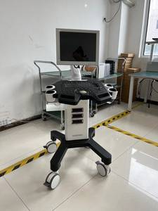 Longermay chariot vétérinaire Machine à ultrasons avant Double poignée de traction trois prises de sonde actives - Product Image 2