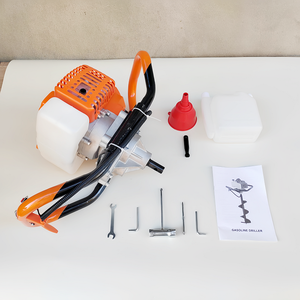 สว่านเจาะดินแบบใช้น้ำมันเบนซิน 2 จังหวะ 68 ซีซี กำลังสูง สำหรับปลูกต้นไม้ ใช้ในสวนผลไม้ ใส่ปุ๋ย และขุดหลุม - Product Image 2