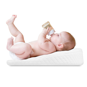 Almohada <span class=keywords><strong>para</strong></span> <span class=keywords><strong>Cuna</strong></span> de Bebé, Cómoda Almohada <span class=keywords><strong>para</strong></span> Bebés, Almohada Suave en Forma de <span class=keywords><strong>Cuña</strong></span>, Funda Exterior de Algodón Antibacteriana, Colores Personalizables <span class=keywords><strong>para</strong></span> Guardería - Product Image 2