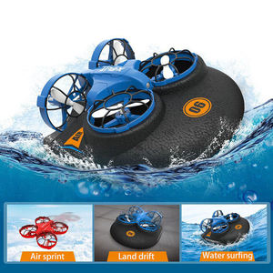 Drone <span class=keywords><strong>RC</strong></span> 3-en-1, mini-modèle d'avion avec <span class=keywords><strong>bateau</strong></span> <span class=keywords><strong>électrique</strong></span> de luxe personnalisé pour enfants, jeu en extérieur <span class=keywords><strong>mer</strong></span>/terre/air - Product Image 3