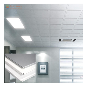 Matériau décoratif intérieur Faux <span class=keywords><strong>plafond</strong></span> <span class=keywords><strong>suspendu</strong></span> en aluminium 600*600 <span class=keywords><strong>Plaques</strong></span> de <span class=keywords><strong>plafond</strong></span> Tuile de <span class=keywords><strong>plafond</strong></span> en métal plat perforé - Product Image 4