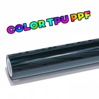 Film Cat Mobil Berkualitas Tinggi PPF Warna Hijau Tua Super Cerah TPU Perbaikan Penampilan Mengubah Warna Anti Gores