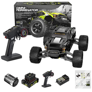 Rlaarlo Omni Terminator Carbon Fiber RZ001B-C V2 1/10 Camion Brushless Haute Vitesse Coque PC <span class=keywords><strong>Fibre</strong></span> de Carbone Noire Voiture Jouet RTR - Product Image 1