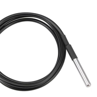 Sonde en acier inoxydable RTD PT100, capteur de température haute précision, thermomètre à résistance au platine étanche en PVC à 3 fils