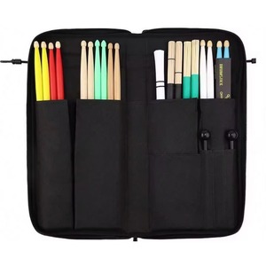 Bolsa para Baquetas con Muestra Gratis, Soporte Engrosado de Gran Capacidad, Colgable y Portátil para Baquetas, Cepillos y Mazos - Product Image 1