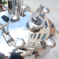 Homogénéisateur sous vide automatique 1500L Système CIP Boîte de vitesses Moteur pour la fabrication de mayonnaise Traitement des liquides Machine de transformation alimentaire