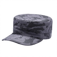 Casquette tactique de camouflage à dessus plat, réglable, protection solaire, unisexe, pour l'entraînement et la chasse