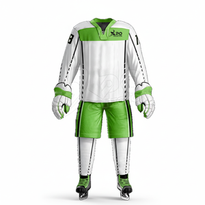 Parche Bordado Personalizado para Uniformes de Hockey sobre Hielo, Ropa Deportiva para Exteriores, Camisetas de Hockey, Ropa de Hockey sobre Hielo Personalizada, 100% Poliéster - Product Image 1