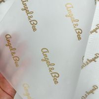 Papier calque sur mesure semi-transparent, résistant à la graisse, avec logo imprimé, pour boîte cadeau, boîte de mariage, décoration, doublure intérieure, recyclable