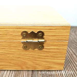 Caja de Almacenamiento de Madera Maciza Rectangular con Cerradura, Caja de Embalaje para Regalos y Manualidades, Grosor de 0.8 mm, Origen Cao County - Product Image 3