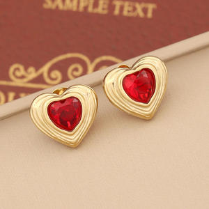 Boucles d'oreilles multicolores <span class=keywords><strong>Christian</strong></span> - Plaqué or 18 carats, acier inoxydable anti-ternissement, bijoux de mode raffinés - Product Image 2
