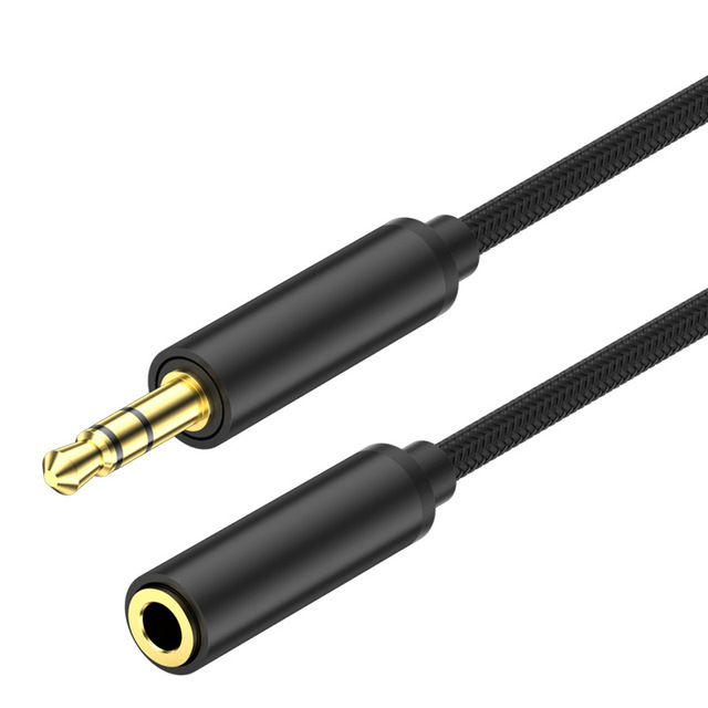 Home Use 3.5MM Male-Female Headphone Extension Cable for Desktop Computer Headset Subwoofer