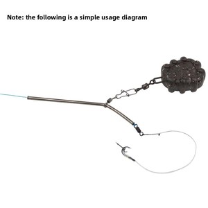 Kuno Fide Cage à appâts anti-emmêlement, tige de connexion, connecteur de balance de pêche à la carpe et au tenche de style européen, accessoire TTP3 Chine - Product Image 4