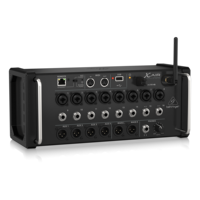 Console de mixage numérique Behringer X Air XR16 16 canaux, contrôlée par tablette, en rack, construction métallique, effets intégrés, 8 préamplis Midas à gain.