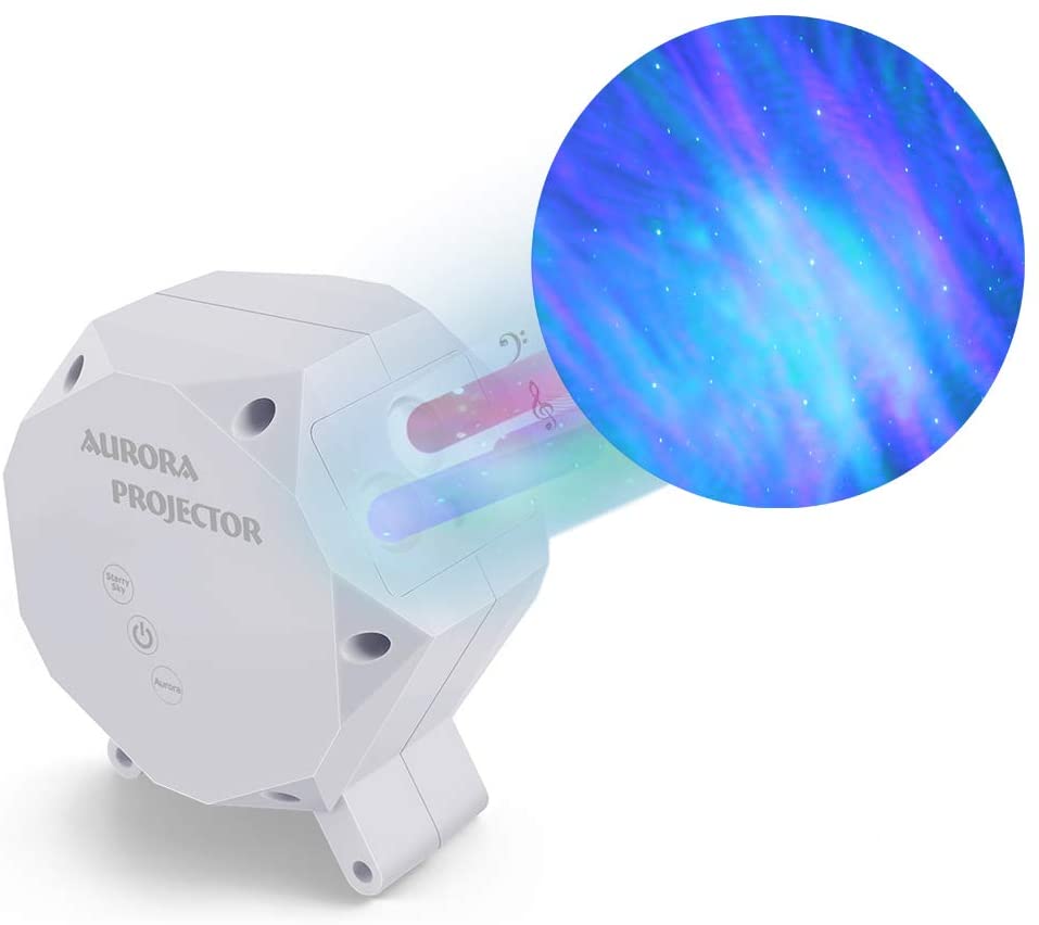 Цветной 3d голограммный проектор с дистанционным управлением для праздничного подарка