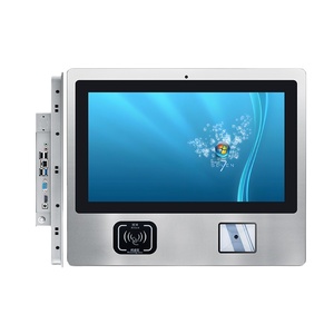Caixa de liga de alumínio All-in-One capacitiva Touch Screen QR Scanner PC industrial Waterproof Fanless Intel <span class=keywords><strong>Processor</strong></span> Novo estoque - Product Image 1