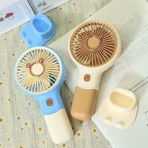 Portable Handheld <b>Fan</b> With <b>Stand</b> Rechargeable Battery 5W DC Motor 3 Speeds For Outdoor Use - Product Image 4