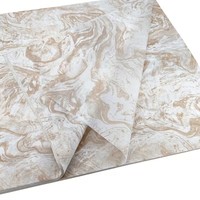Papier d'emballage spécial en marbre pour emballer les cadeaux à Noël Matériau de haute qualité Emballage Fleur Cadeau Papier de soie