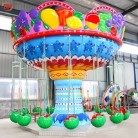 Manège Commercial Chaise Volante aux Couleurs Vives pour Événements de Fête Foraine – Idéal pour des Aires de Jeux Extérieures Dynamiques et des Divertissements Familiaux