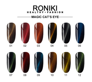 Smalto Gel Professionale OEM all'Ingrosso da 15ml, Effetto Occhio di Gatto Magico per Salone - Product Image 1