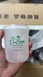 Custom Frosted PP U Shape 12oz 16oz 24oz Wedding Monogram Logo Printed Disposable Party <b>Drink</b> <b>Plastic</b> <b>Cup</b> - Product Image 5