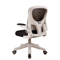 Chaise de bureau robuste en tissu maillé résistant à l'usure avec roulettes pour usage quotidien en entreprise et bureaux ouverts