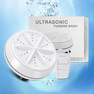 Hotsale Mini Semi-Automatische Turbine Draagbare Wasdoek Ultrasone Wasmachine