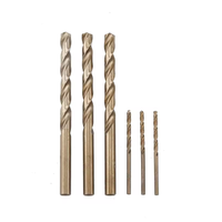 Jeu de forets hélicoïdaux personnalisables en acier HSS Cobalt DIN338 pour le perçage de métaux, acier inoxydable, aluminium, cuivre et bois