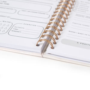 Planificateur d'autosoins personnalisé, bien-être, réflexion spirituelle, carnet A5, journal de manifestation, objectifs, affirmations - Product Image 2