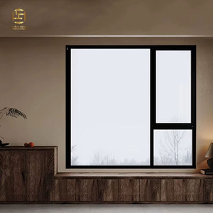 Fenêtres modernes à <span class=keywords><strong>prix</strong></span> de gros pour maisons, conformes aux normes NFRC AS2047, fenêtres sur mesure pour complexes de bureaux, fenêtres à battants intérieures en aluminium - Product Image 1