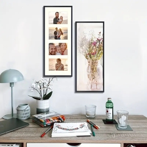 Handmade kích cỡ khác nhau (A1-A16) trang trí nội thất-Hình ảnh 24x36 <span class=keywords><strong>24x24</strong></span> 20x20 "Bán buôn giá rẻ hình vuông màu đen bằng gỗ khung ảnh - Product Image 3