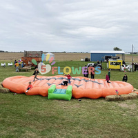 Juegos Gonflables Géant air Jumper Bounce Pad Farm Use Tapis Gonflable avec Citrouille Tournesol Fraise Pomme Maïs Oreillers Château