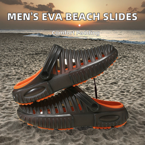 Sandalias de Playa Eva PVC Ligeras, Transpirables, Antideslizantes, con Punta Cerrada y Amortiguación para Hombre - Product Image 2