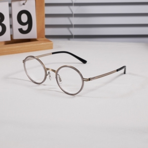 Montures de lunettes rondes à monture complète unisexe, anti-lumière bleue, légères, bicolores, correction de la vision, adultes, toutes formes de visage - Product Image 4