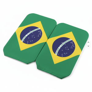 Водонепроницаемый нейлоновый чехол для автомобиля с флагом Бразилии для болельщиков Чемпионата мира <span class=keywords><strong>2026</strong></span> года, накладка на капот и чехол на зеркало заднего вида - Product Image 4