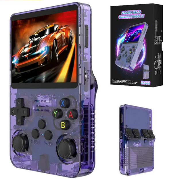 R36S 64GB Handheld Game Console 15000 Games Linux EE System 3.5 Inch Retro Classic Screen for Video Gaming