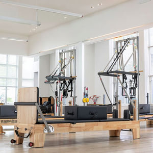 <span class=keywords><strong>Deren</strong></span> S800-X Letto a Torre Due-in-Uno in Legno di Quercia di Alta Qualità per Pilates, Uso in Studio, Multifunzione con Garanzia di 3 Anni - Product Image 1