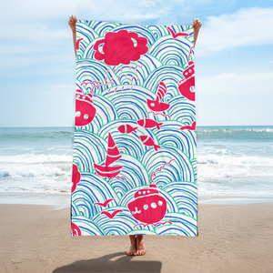 Wholesale Eco-Friendly Beach <b>Towels</b> Hawaii Theme Summer Swim Bath Quick Dry Sand Free Absorbency Large Luxury Beach <b>Towel</b> - Product Image 3