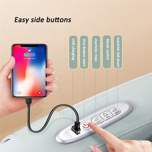 2025 Luxus 4D Ganzkörper 8D Feste Köpfe Schwerelosigkeit SPA Pediküre Massage stuhl Mini Electric mit PU-Leder material - Product Image 4