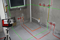 Niveau laser rotatif 3D vert à 12 lignes, auto-nivelant, dernière génération, pour sols en béton