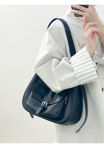 Mới hợp thời trang trên lớp của da bò thanh lịch của phụ nữ da Vai Túi nách túi xách với túi - Product Image 6