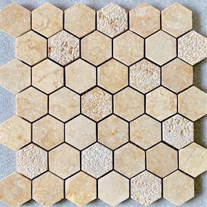 Faith Stone Best Price Natural Marble Mosaic <strong>Tile</strong> Kitchen Backsplash <strong>Floor</strong> <strong>Tile</strong> Marble <strong>Hexagon</strong> Mosaic <strong>Tile</strong> - Product Image 5