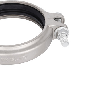 Raccords à sertir à <span class=keywords><strong>double</strong></span> pince en acier inoxydable 304 à <span class=keywords><strong>paroi</strong></span> mince pour conduites de protection incendie - Product Image 3