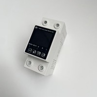 Protecteur de surtension et de sous-tension intelligent WIFI monophasé, commande à distance par application mobile, relais temporisé, rail DIN pour système d'automatisation domestique