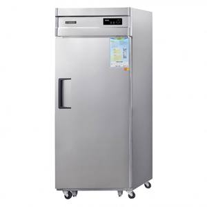 Congélateur à porte battante de 30 pieds cubes avec refroidissement par ventilateur, en acier inoxydable, dégivrage automatique numérique, 3 étagères, équipement de cuisine commercial - Product Image 1