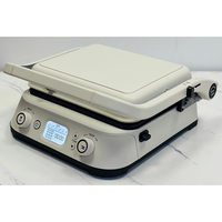 Grille-pain électrique d'intérieur 3-en-1 en acier inoxydable, presse à panini, machine à sandwich, plaques amovibles anti-adhérentes, sans fumée, usage domestique, version US