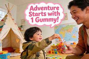 Gummies multivitaminées végétaliennes personnalisées pour enfants et adolescents, oméga, DHA, concentration cérébrale, vitamine C, immunité, saveur naturelle de fraise (OEM/ODM) - Product Image 5